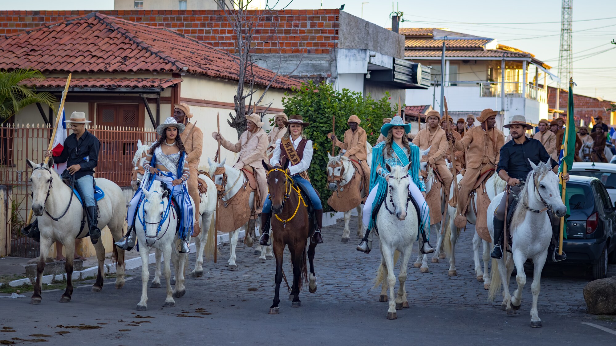 Comissão de frente no desfile
