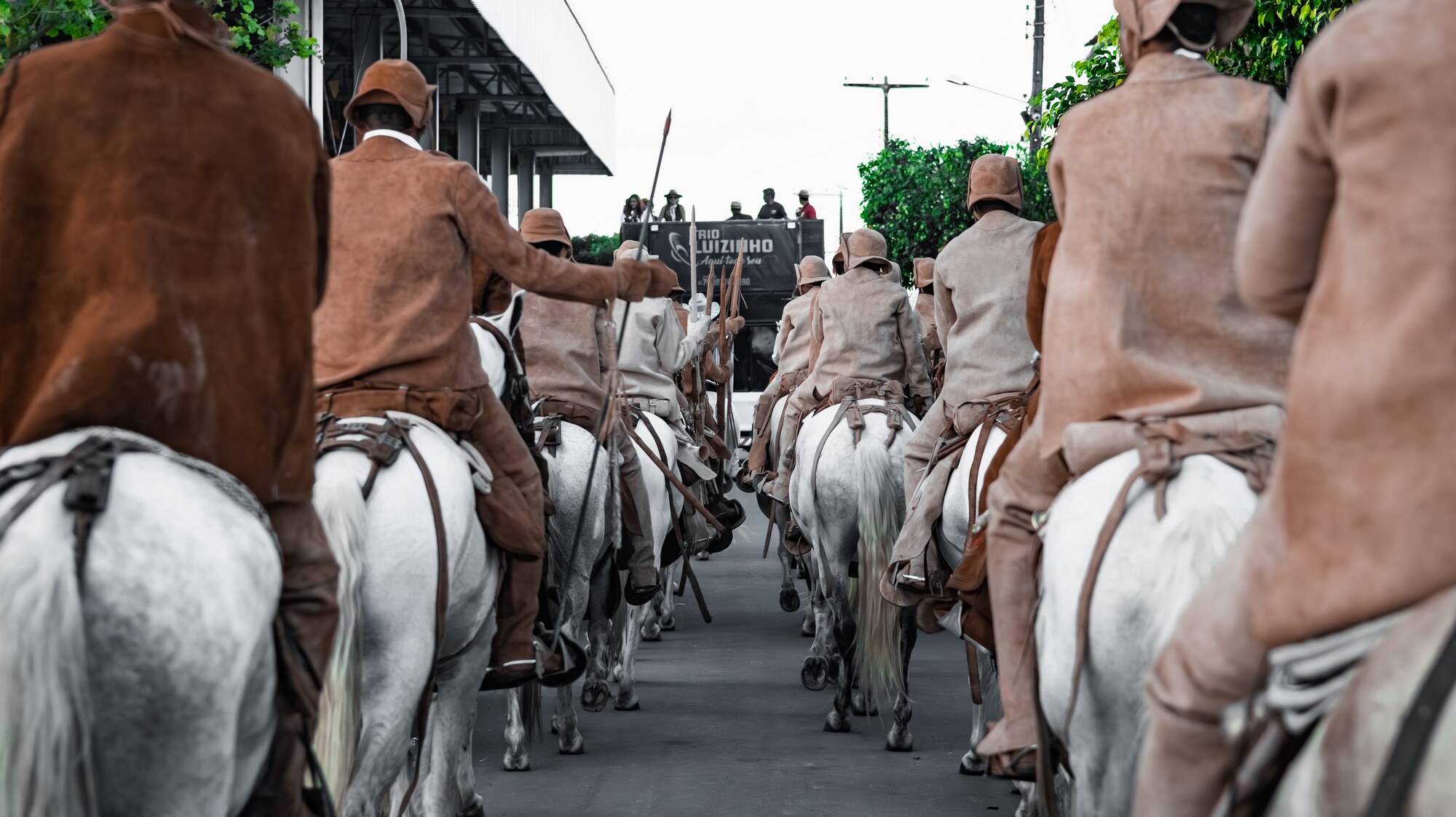 A vaqueirama vista por dentro do desfile
