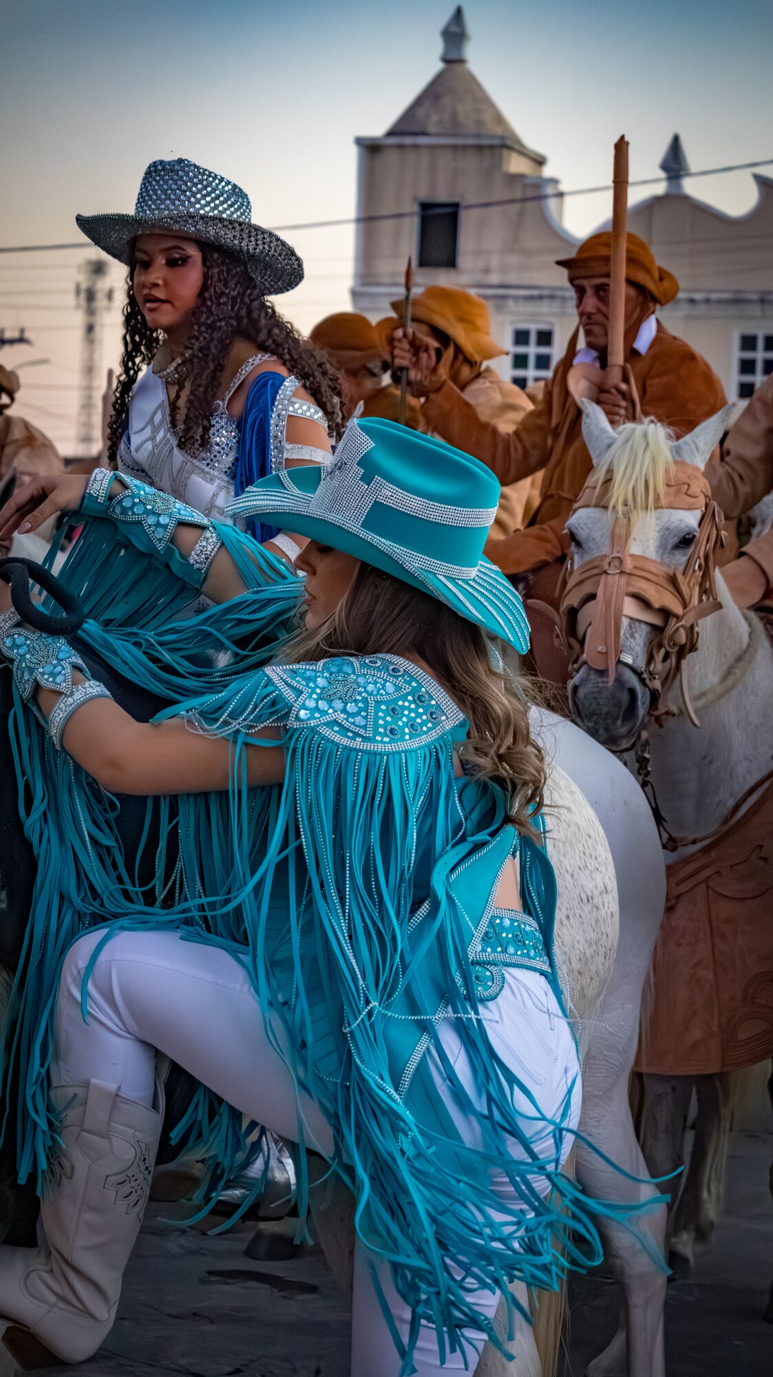 Esther Morais integrada à vaqueirama